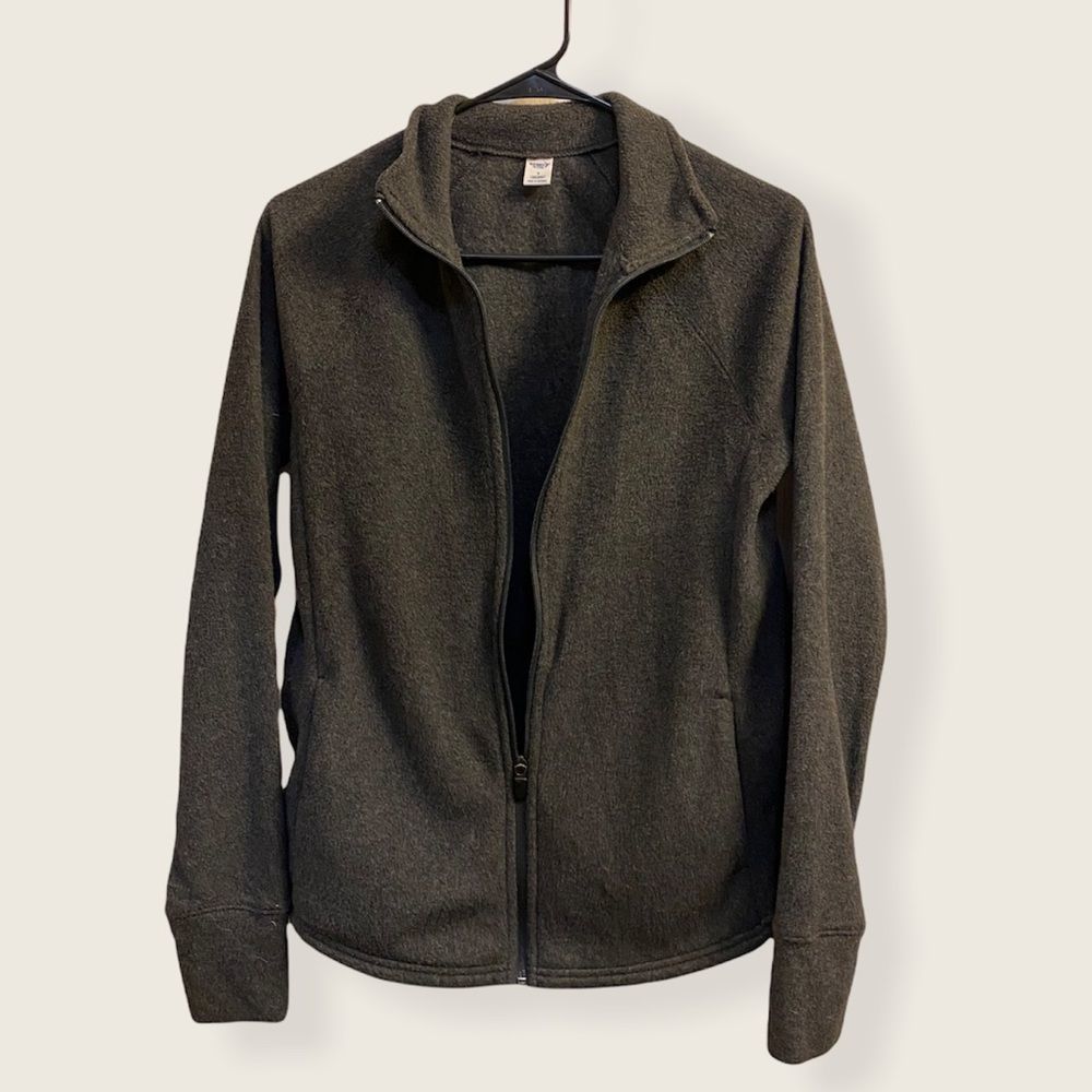 Old Navy Active Go Dry Fleece Gray Jacket